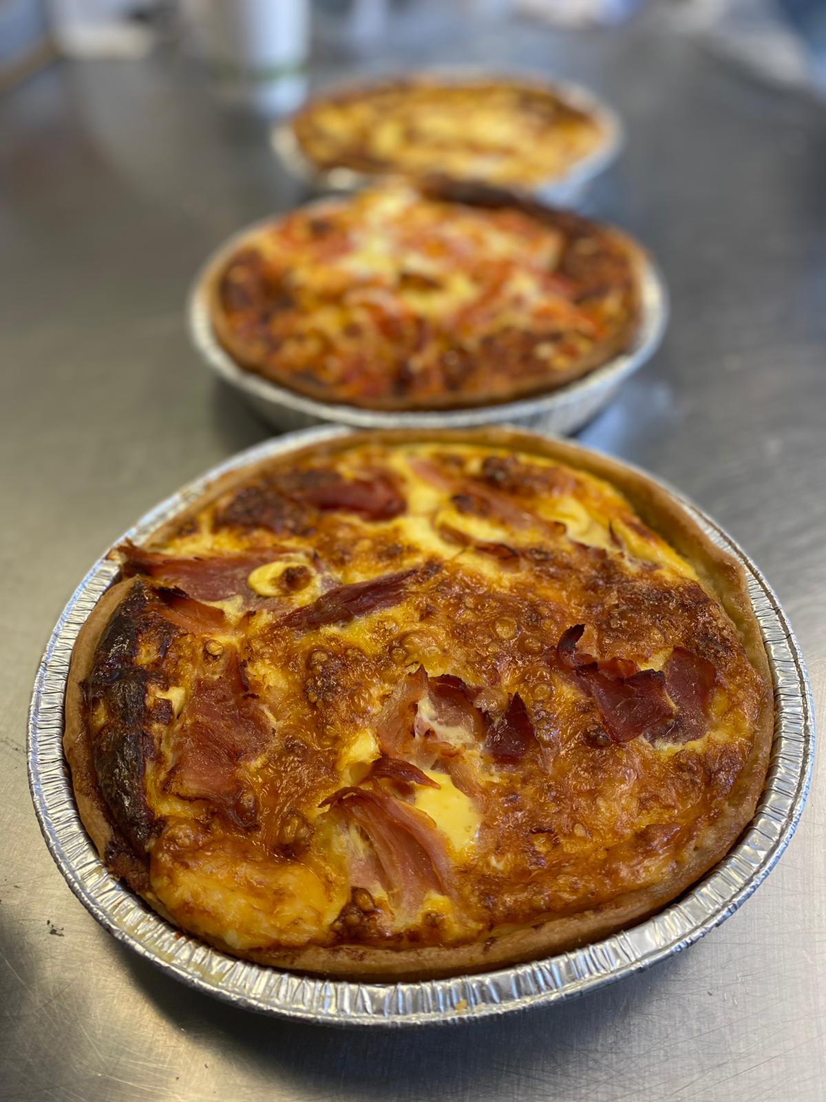 Large Cheese and Ham Quiche (Local Delivery Only)
