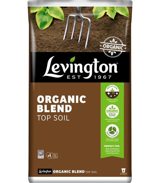 Levington Peat Free Organic Blend Topsoil 20L (Local Delivery Only)