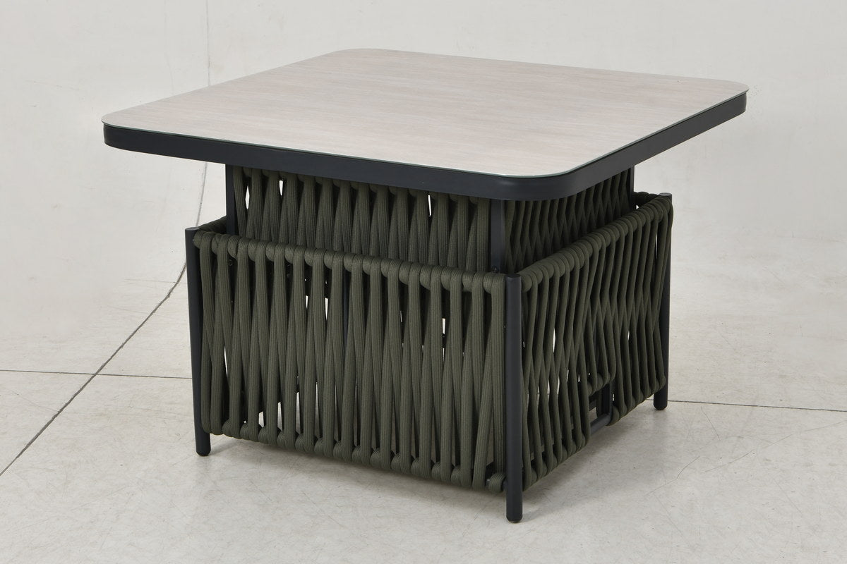 Romeo Rope Mini Corner Dining Set. June Delivery.