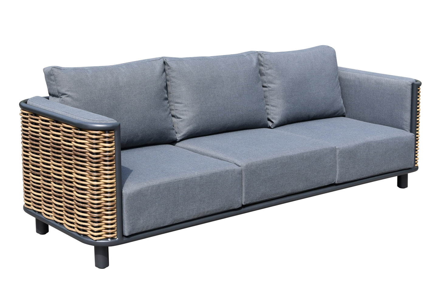 Lamoi Rattan Sofa Set of 4- Ready Now.