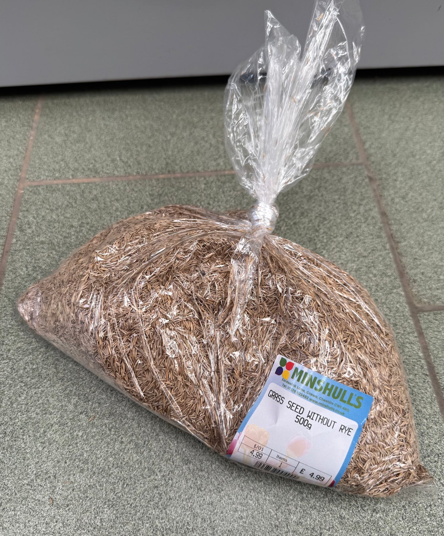 Minshull's Grass Seed without Rye 500g