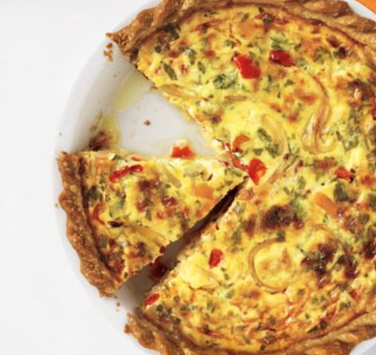 Large Cheese and Pepper Quiche (Local Delivery Only)