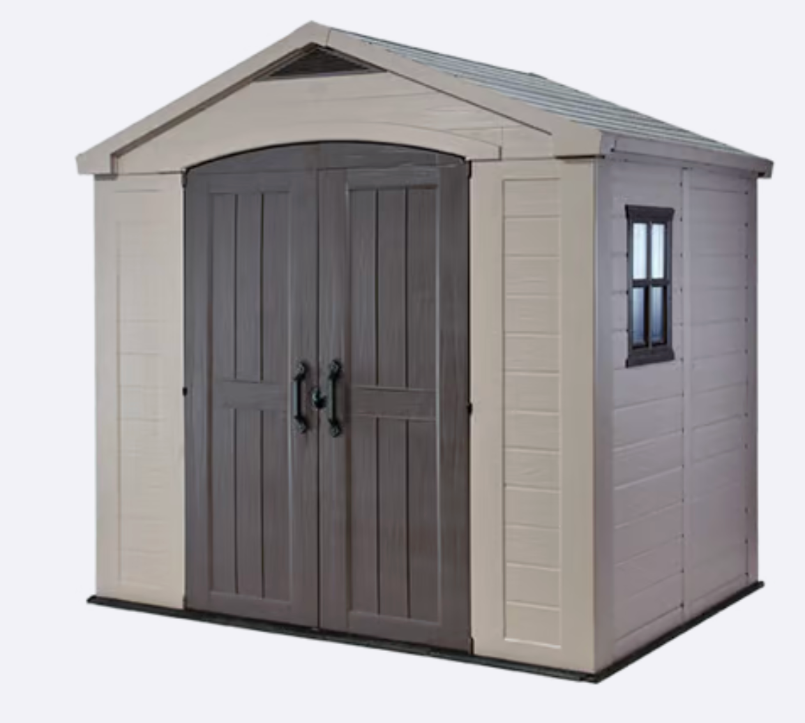 Factor Shed 8x6ft - Brown