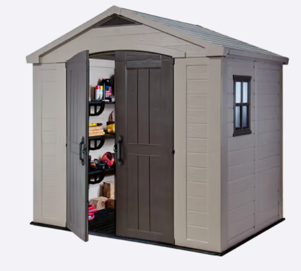 Factor Shed 8x6ft - Brown