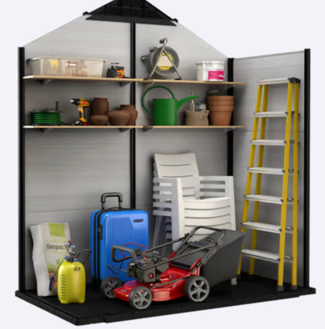 Oakland Shed 7.5x4ft - Grey