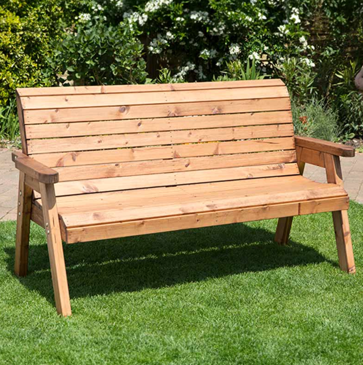 Charles Taylor Winchester Traditional Wooden 3 Seater Bench (Local Delivery/ Collection Only)