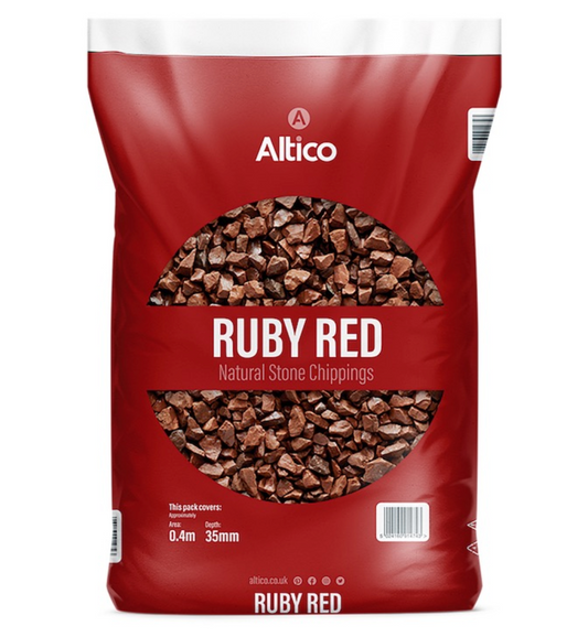 Ruby Red Stone Chippings (Local Delivery Only)