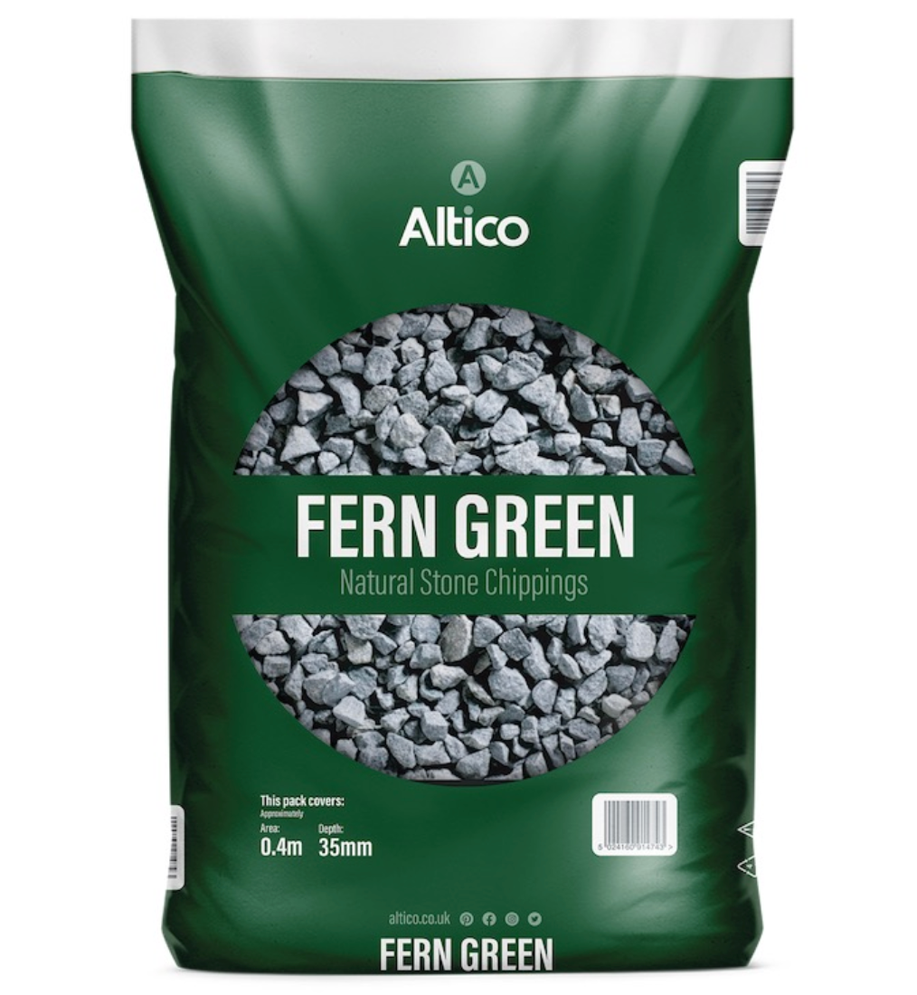 Fern Green Natural Stone Chippings (Local Delivery Only)