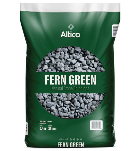 Fern Green Natural Stone Chippings (Local Delivery Only)