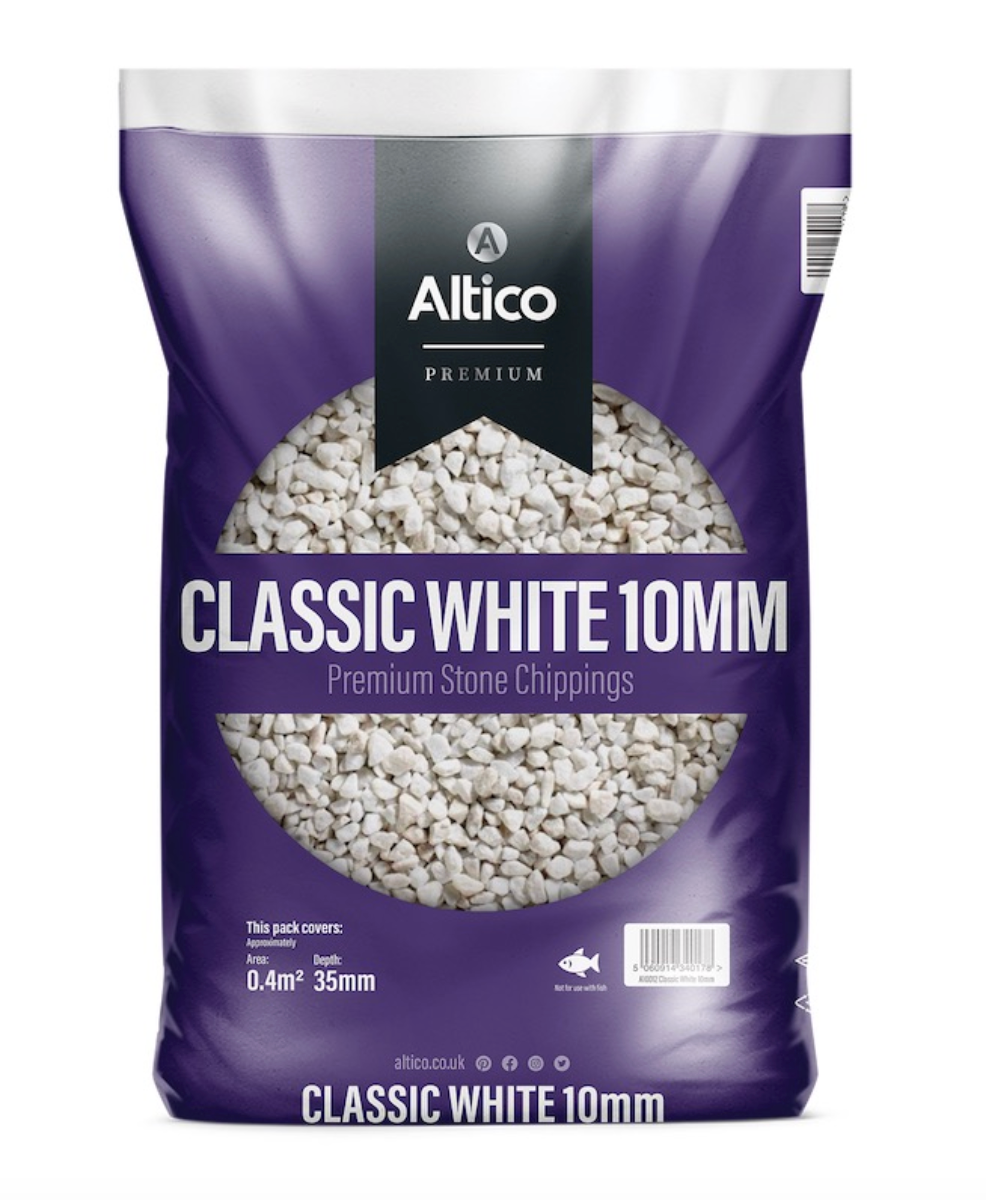 Classic White 10mm
8 - 14mm White Dolomite Spar