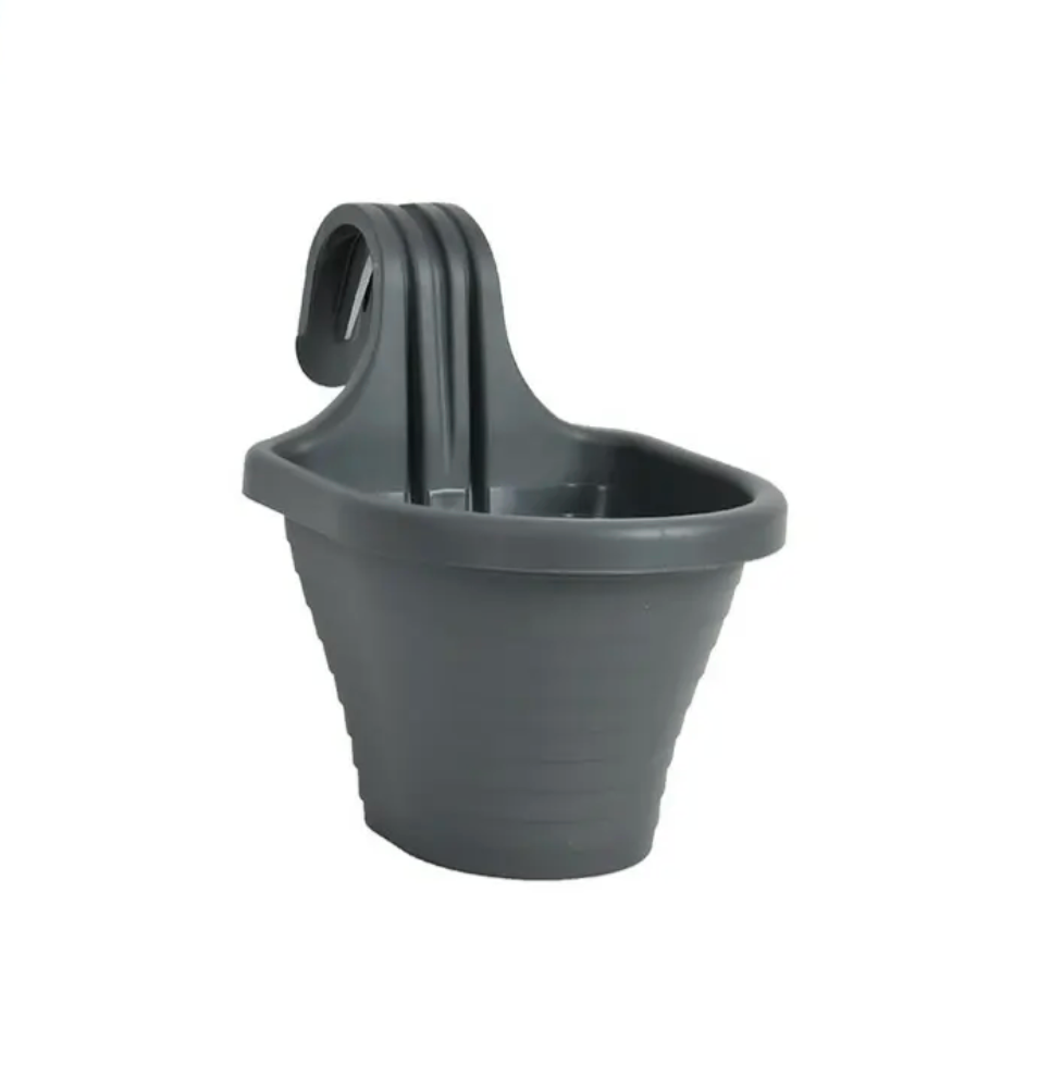 Stewart Garden Hanging Pot Planter, 3L - Anthracite