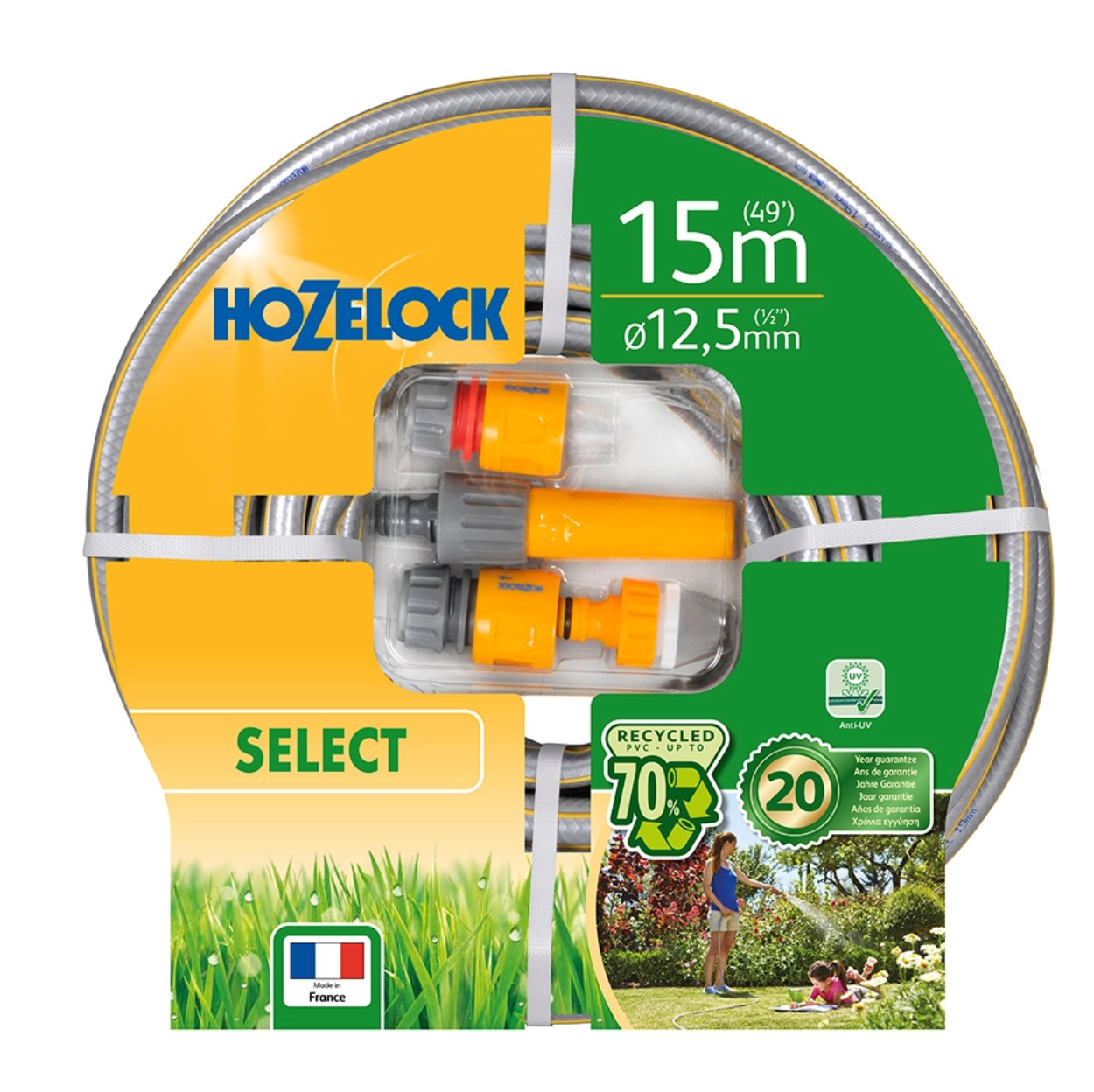 15m Hozelock Select Hose & Fittings Set