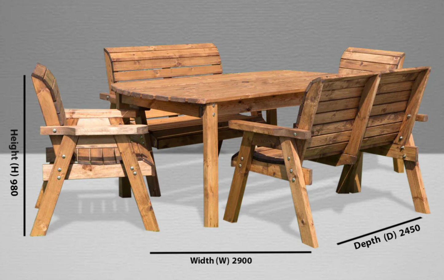 Charles Taylor 6 seat Table and chair set (Local Delivery)