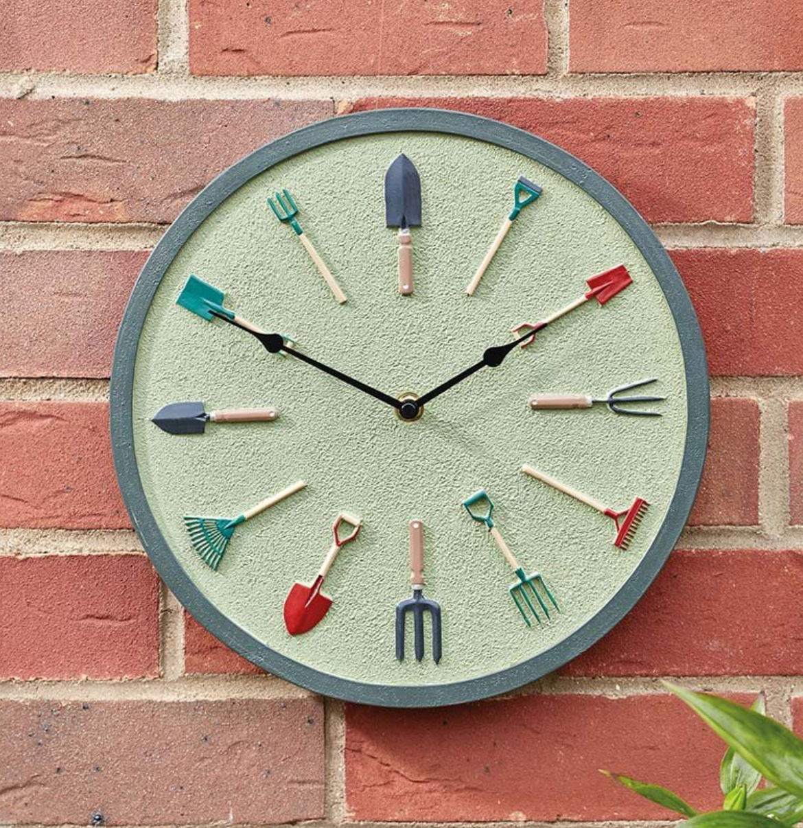 Garden Tools Wall clock 12in