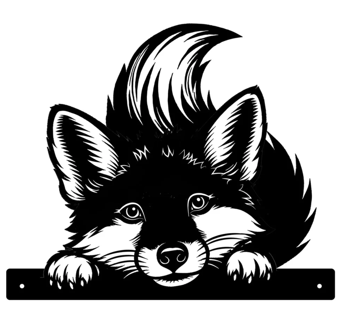 Peeking Fox