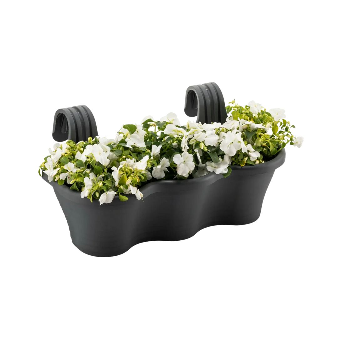 Stewart Urban Triple Hanging Pot - Anthracite