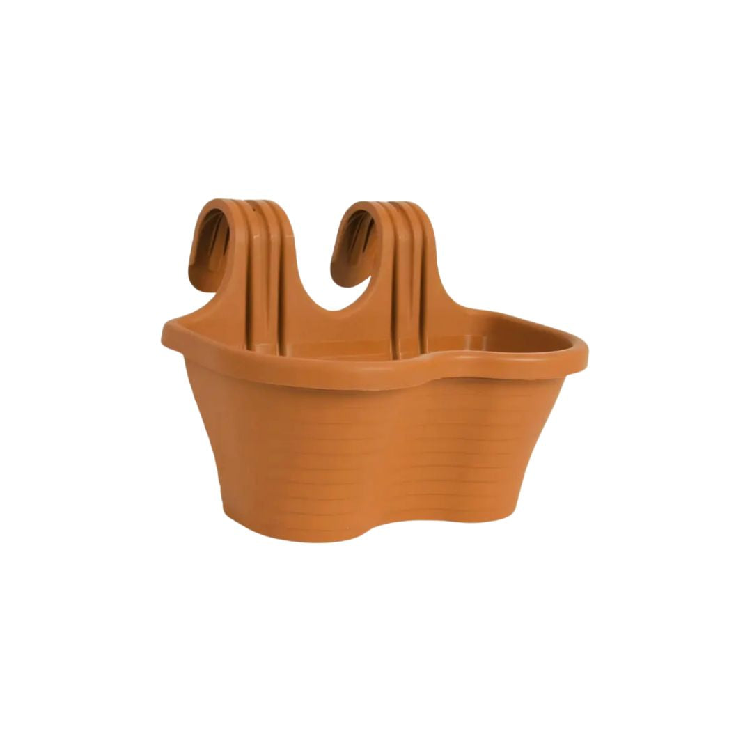 Stewart Urban Double Hanging Pot - Terracotta