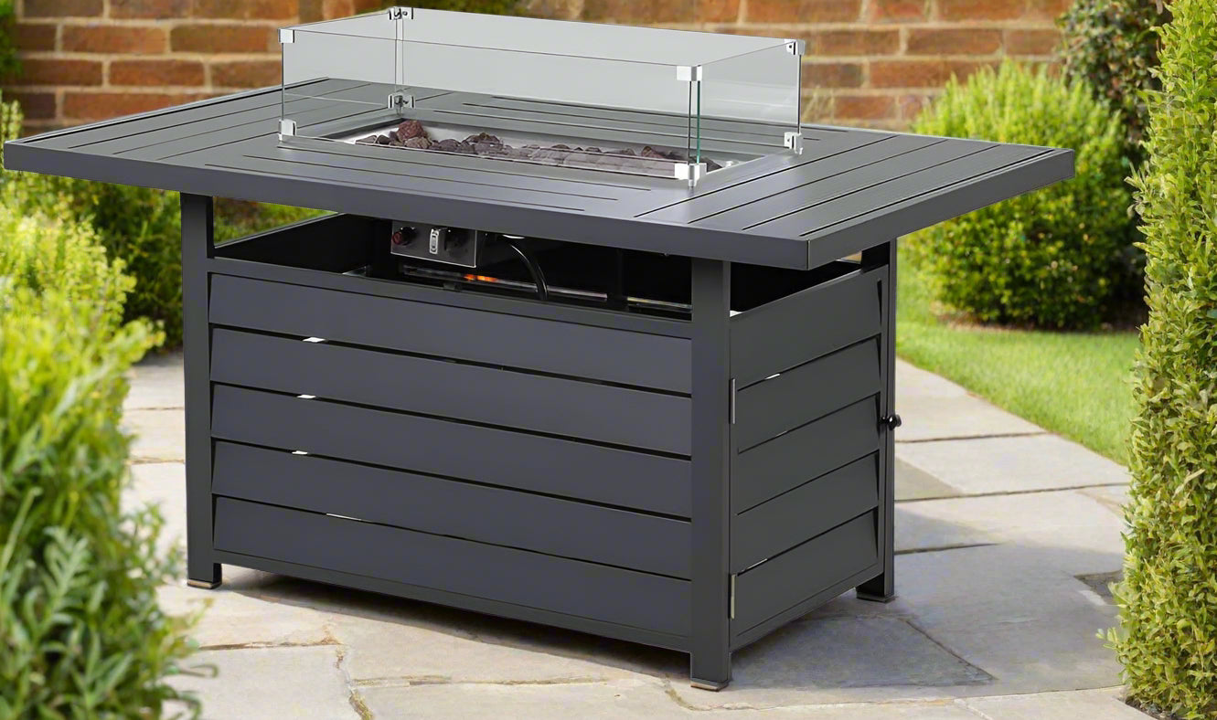 Oxford fire Pit Set Dark Grey.