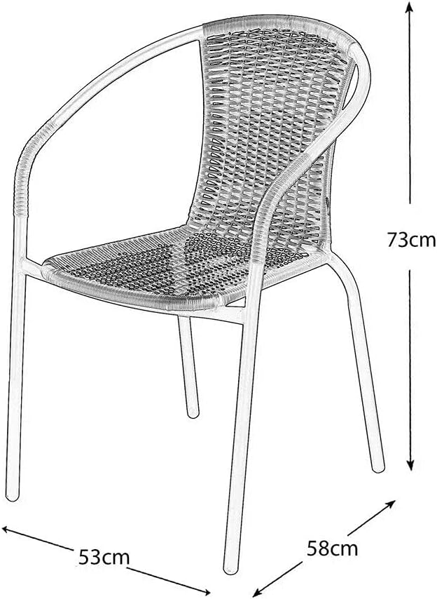 Tasmania Stacking Bistro Set (Local Delivery/ Collection Only).