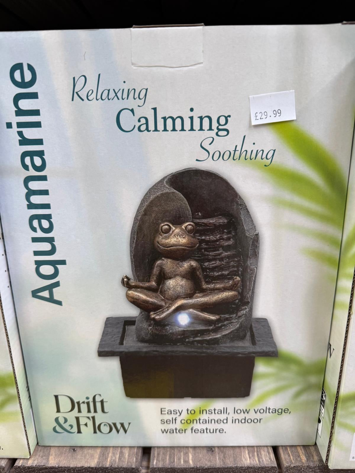 Aquamarine Drift and Flow indoor Feature