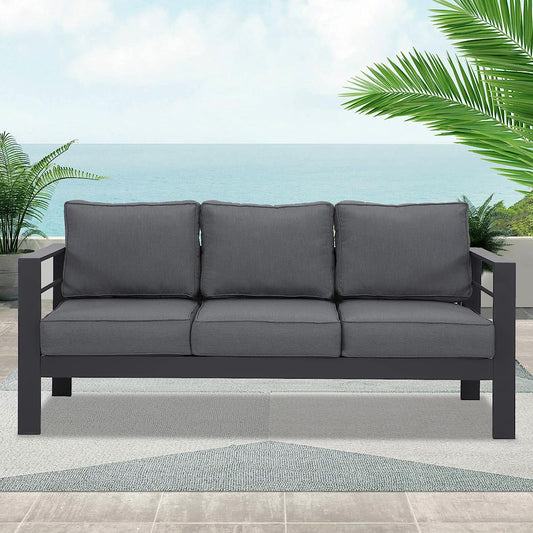 Oxford Aluminium 3 Seat Garden Sofa.