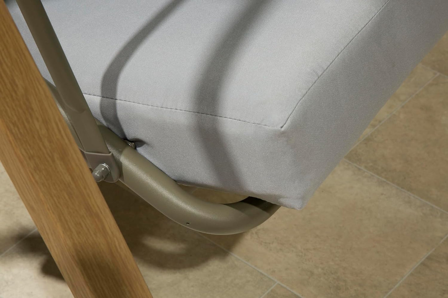 Bordeaux 3 Seat Swing Seat – Wood Look Metal