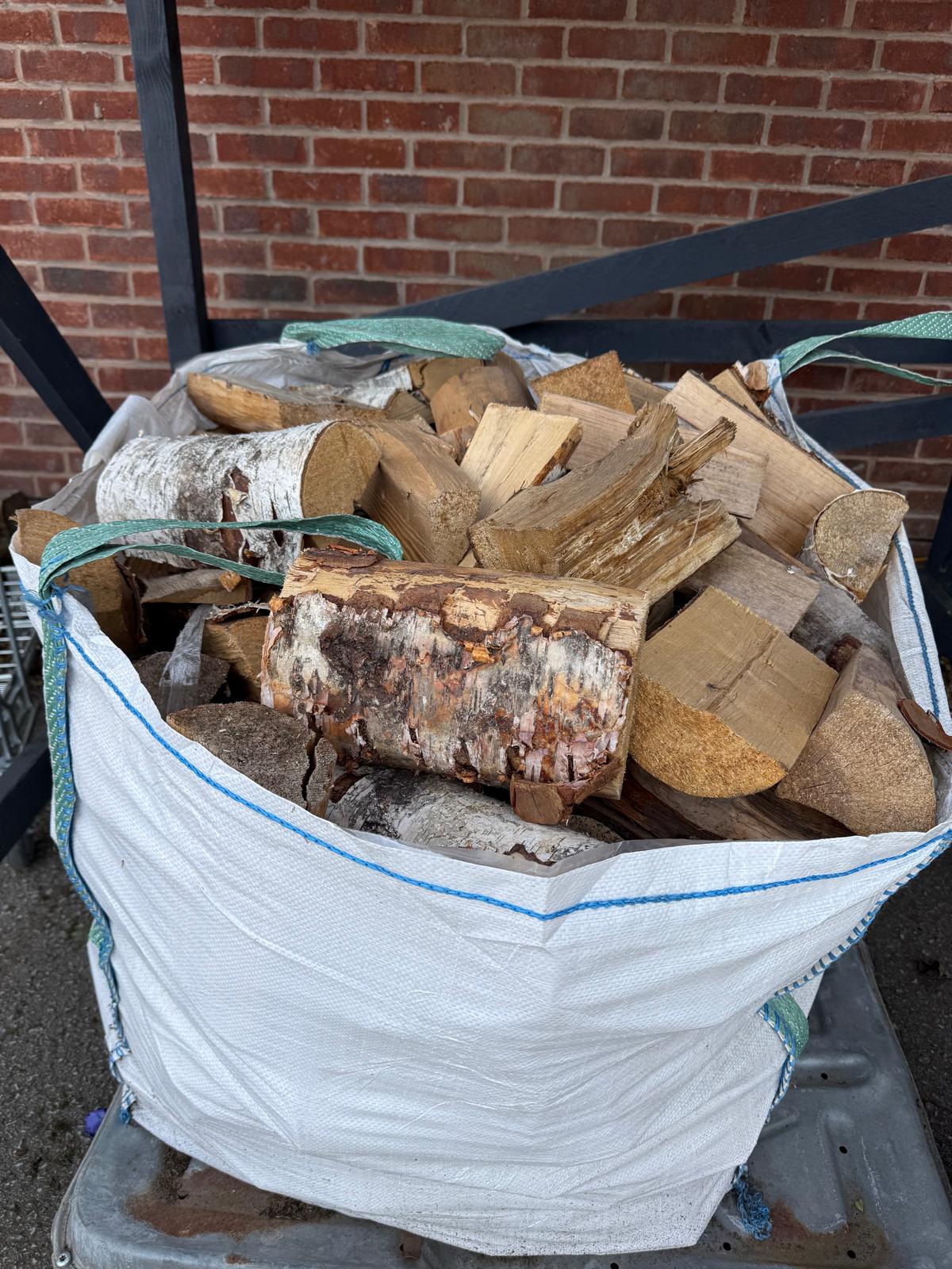Mixed wood, bulk bag