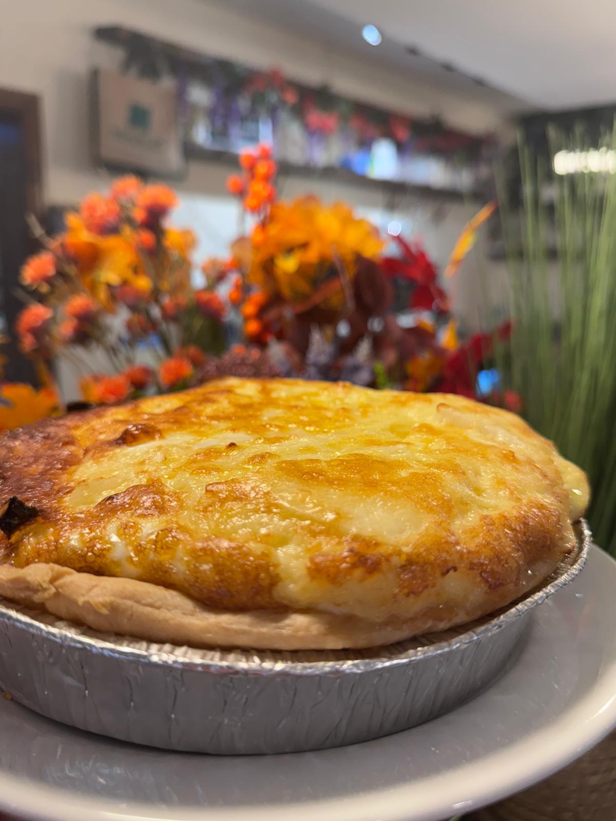 Large Cheese and Onion Quiche (Local Delivery Only)