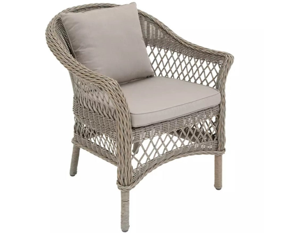 Serena 6 Seat Dining Set with Parasol.