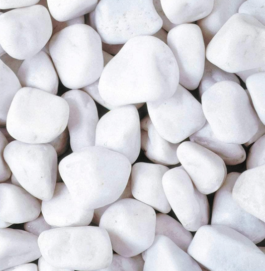 Bulk bag. 20-40mm Spanish White Pebbles. Approx 850KG