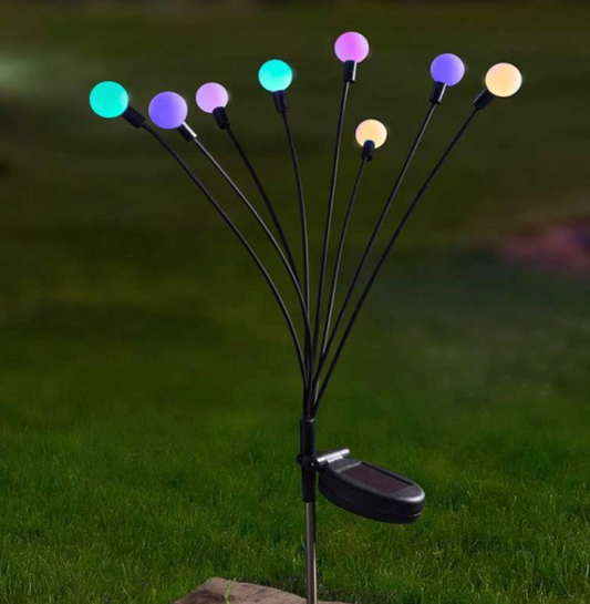 8-Stem GloGlobes Multi Coloured, Stake Light