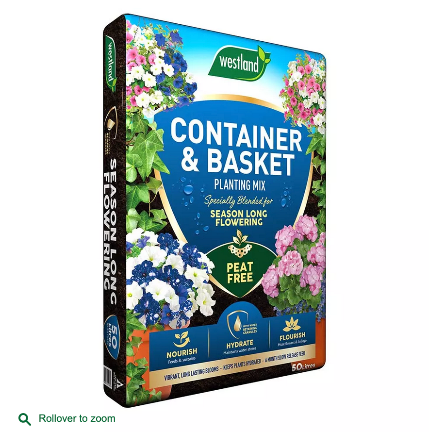 Westland Container & Basket Planting Mix Peat Free (Local Delivery Only)