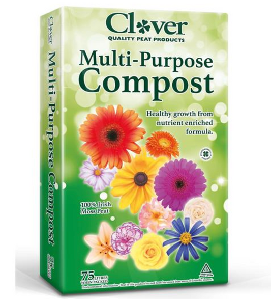 Clover Premium Grade Multi-Purpose Compost 40L (Local Delivery Only)