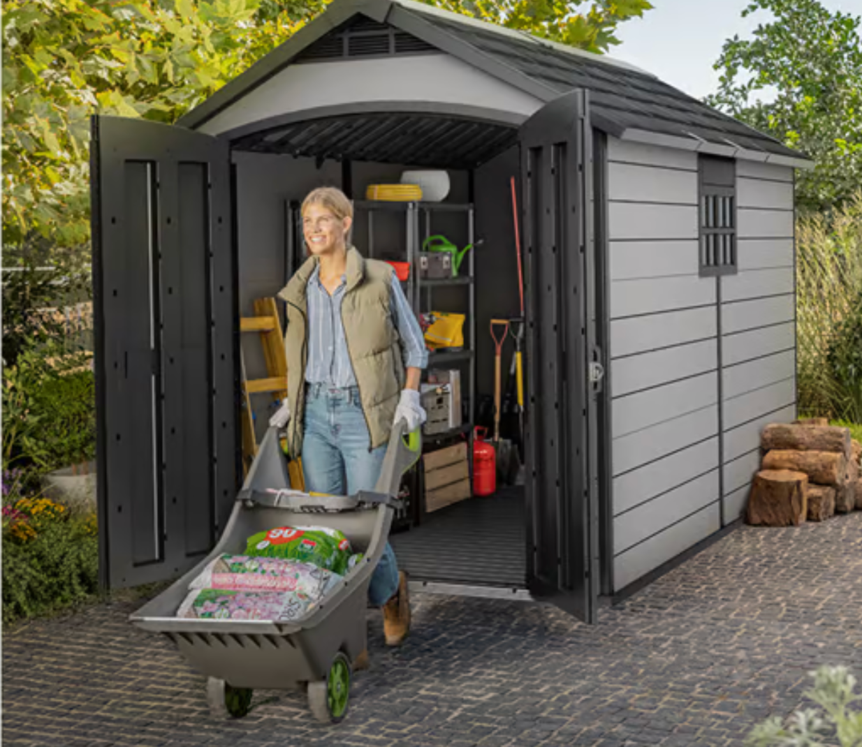 Premier Shed 7.5x11ft - Grey