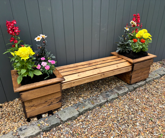 Knights Double Planter Bench (Local Delivery Only)