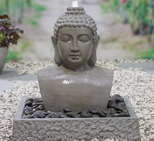 Lotus Buddha Water Feature inc LED Lights