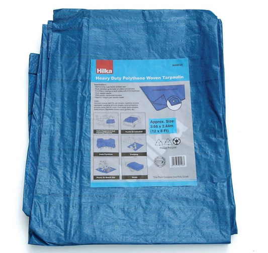 12ft x 8ft (3.6 x 2.4m) Tarpaulin