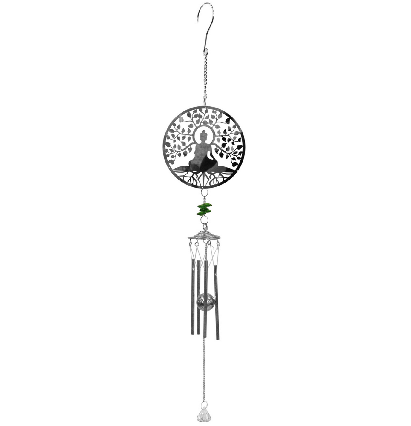 Buddha Stainless Steel Hanging Windchime