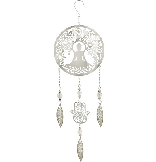 Buddha Stainless Steel Hanging Dreamcatcher