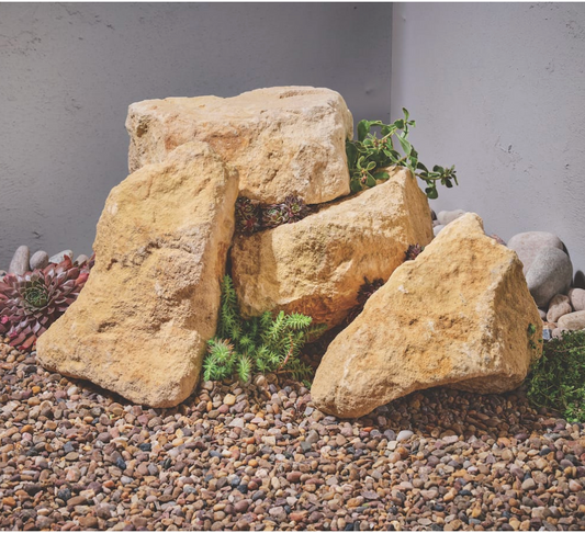 Cotswold Rockery  Creamy Coloured Rockery Stone
