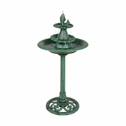 Bird Bath With Fish