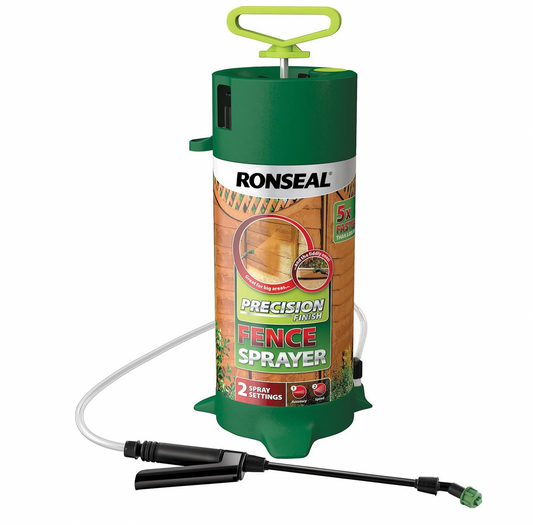 The Ronseal Precision Finish Fence Sprayer