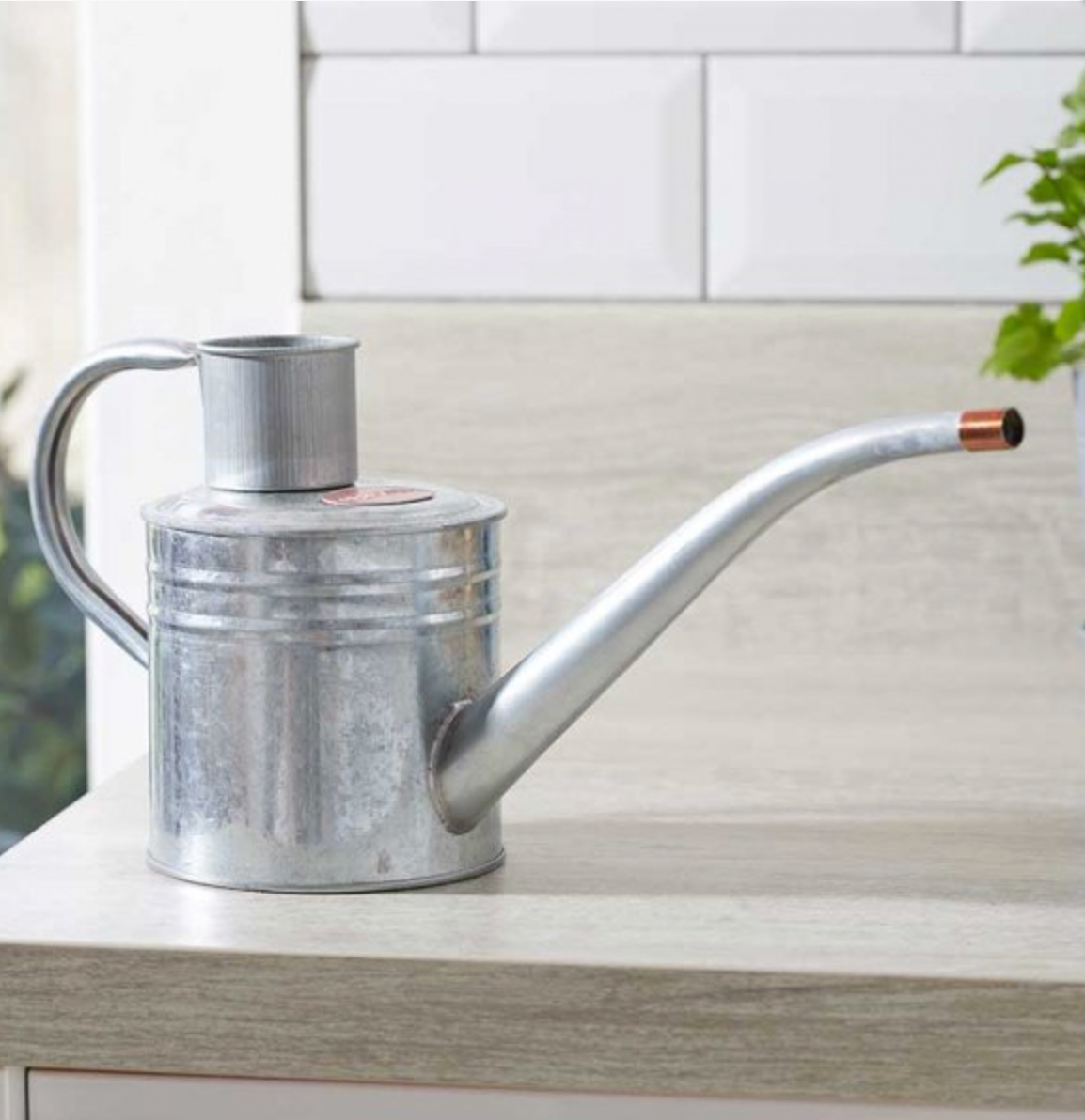 Home and Balcony Watering Can, Galvanised
