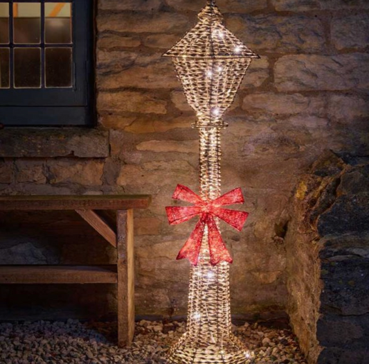 GlitterTwist Gold Lamp Post 120cm, LV