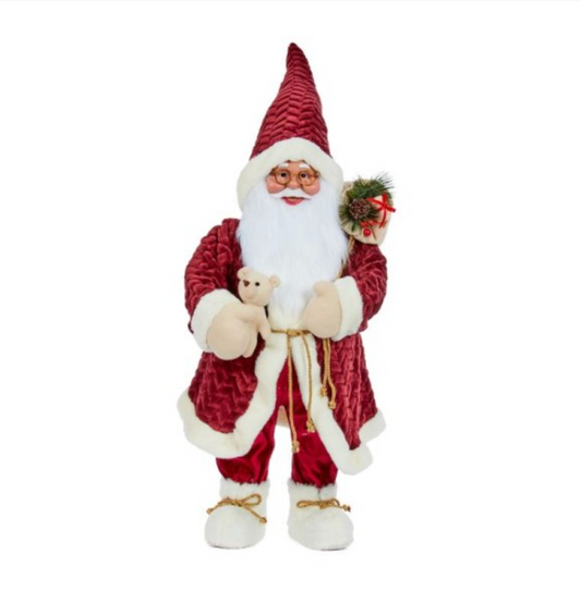 Papa Noel Large - Burgundy