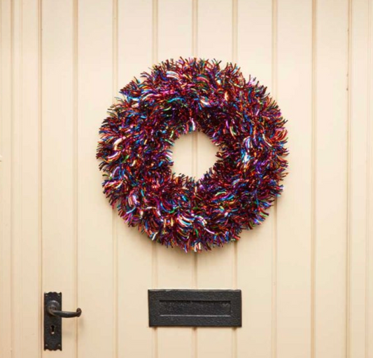 X-Bling! Tinsel Wreath - 45cm