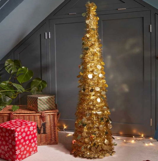 Pop-Up Gatsby Tree 1.8m - Gold