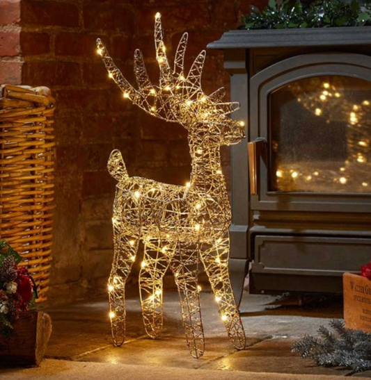 Gold Weave WonderDeer - 43cm