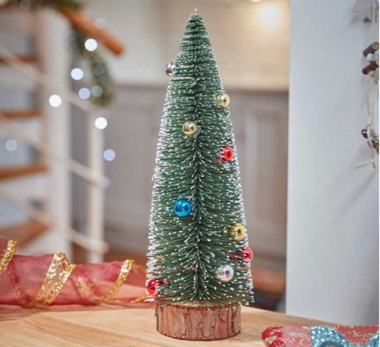Bauble Frosted Fir - 30cm