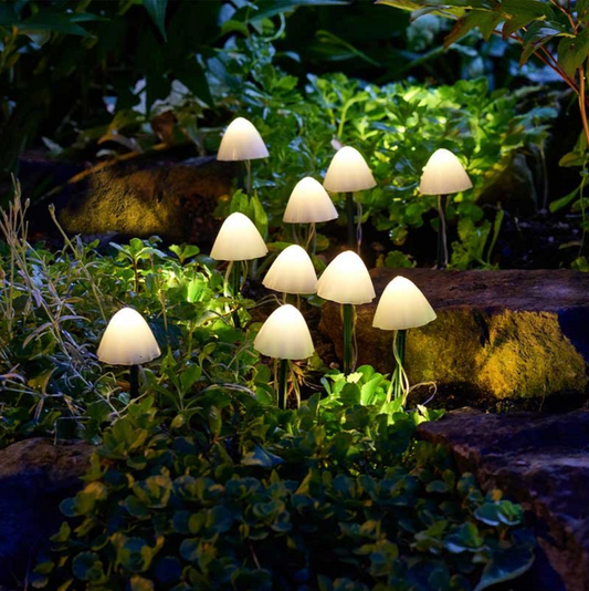 LumiShroom Stake Lights, Set of 10